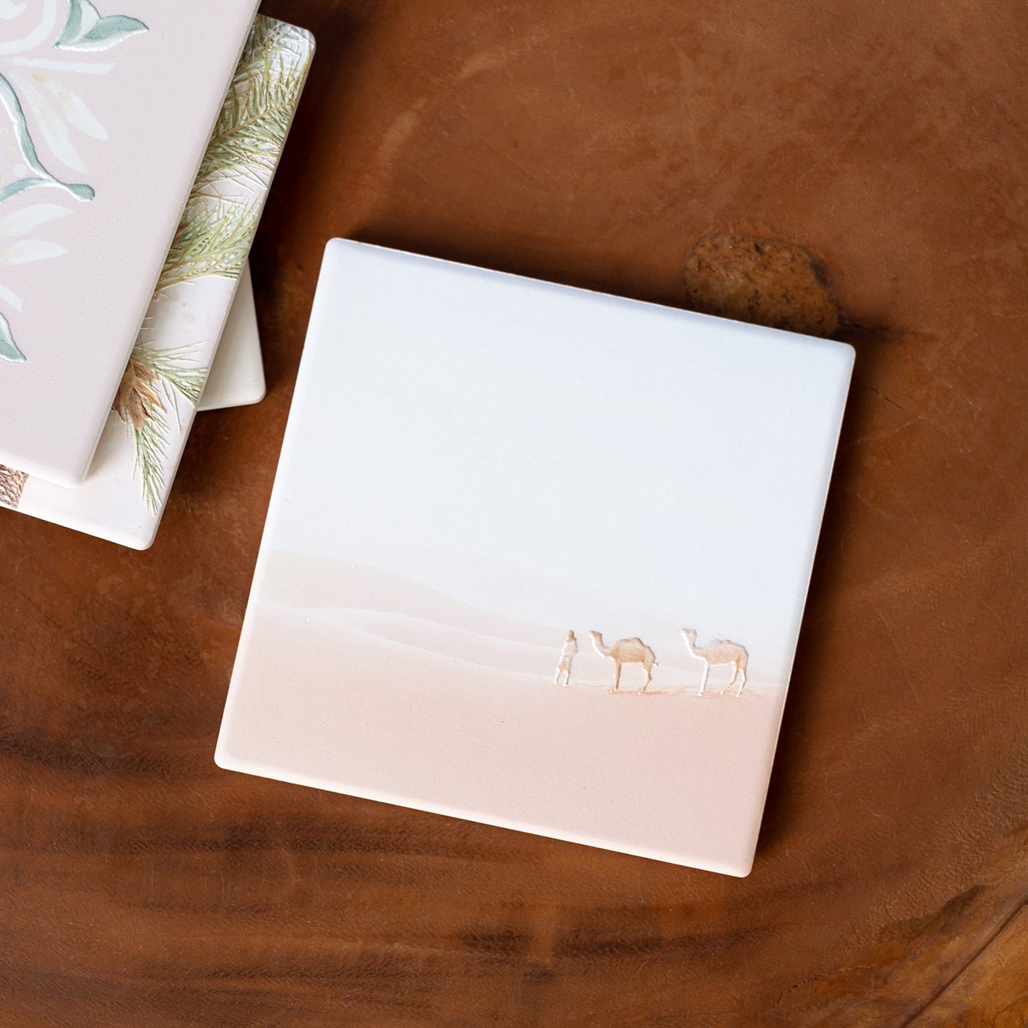 Splosh Modern Oasis Camel Ceramic Coaster