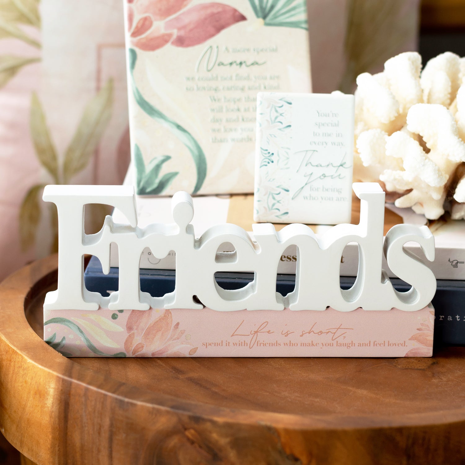 Splosh Modern Oasis Friends Block Word