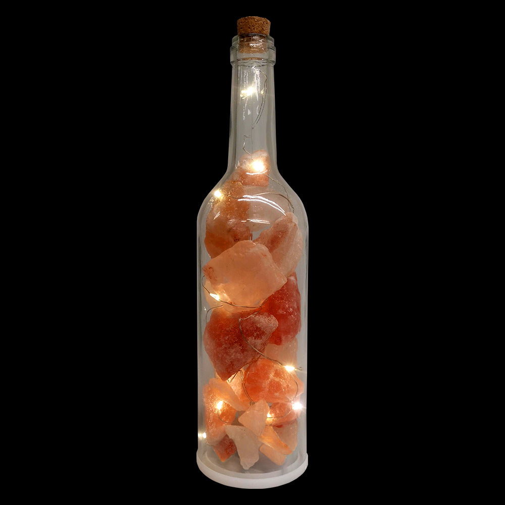 The Salt of Life Himalayan Salt Bottle Lamp