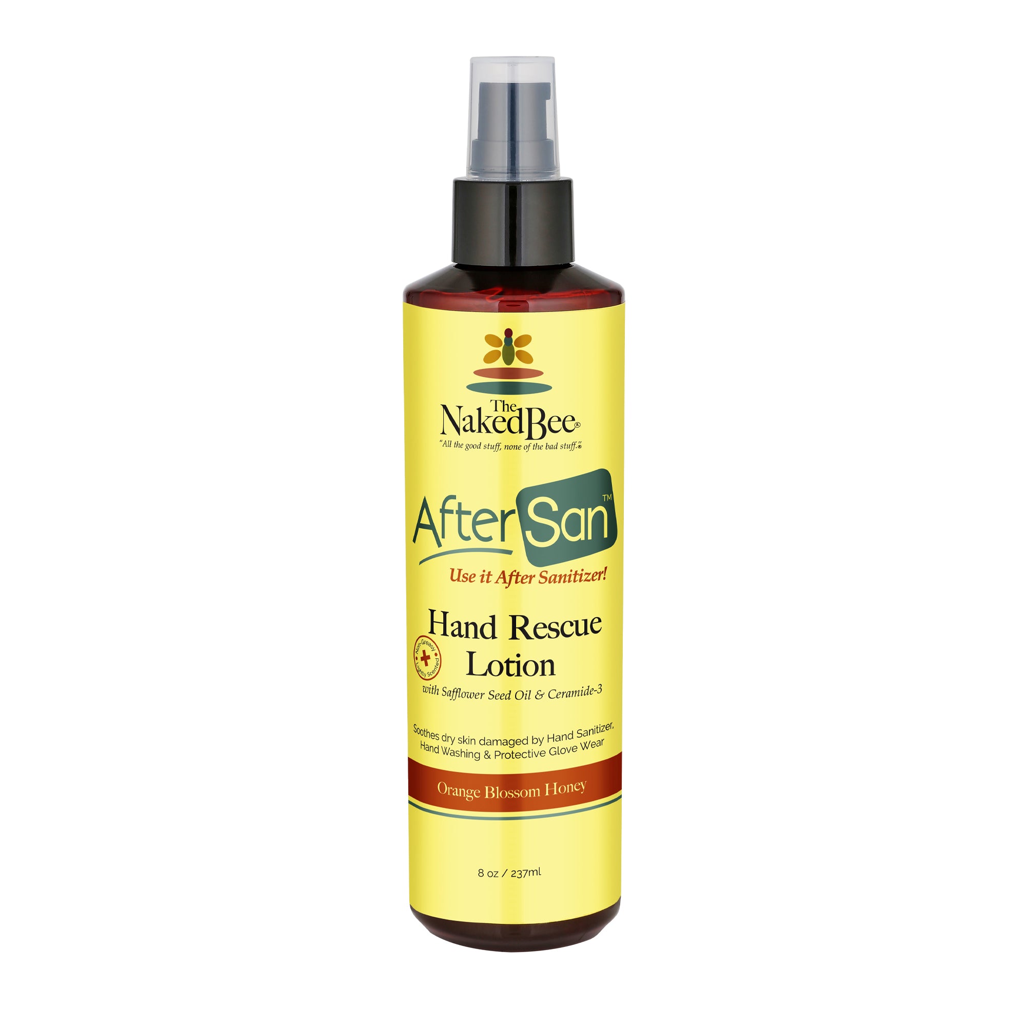 The Naked Bee Honey AfterSan Hand Rescue 8oz - Orange Blossom