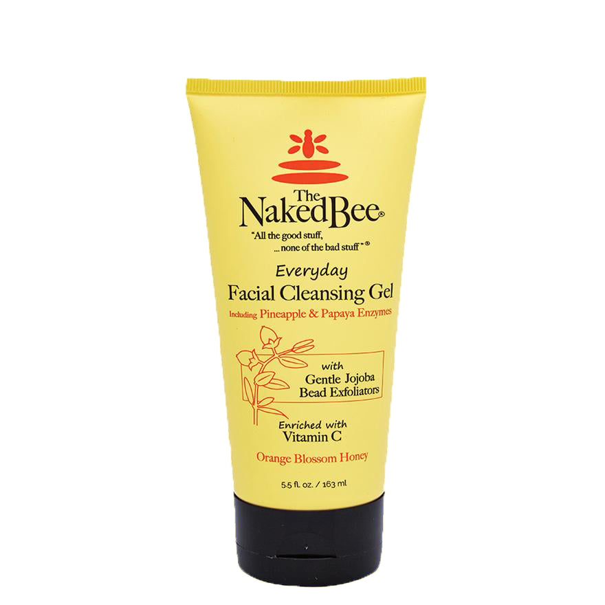 The Naked Bee - Everyday Facial Cleansing Gel 5.5oz - Orange Blossom Honey