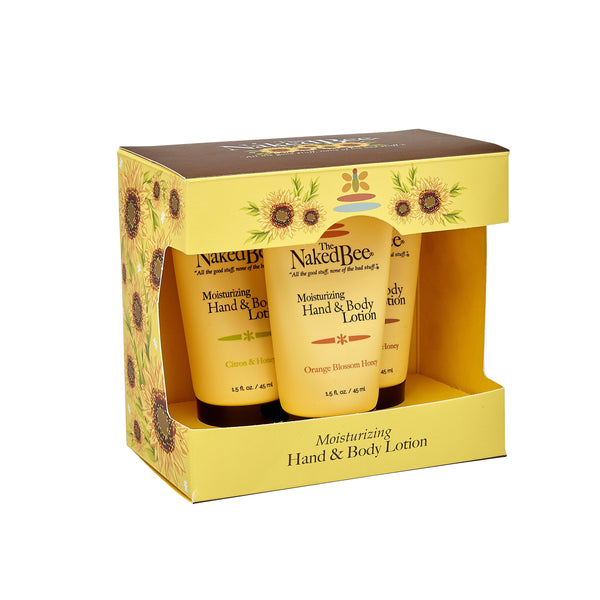 Naked Bee Hand and Body Lotion Trio