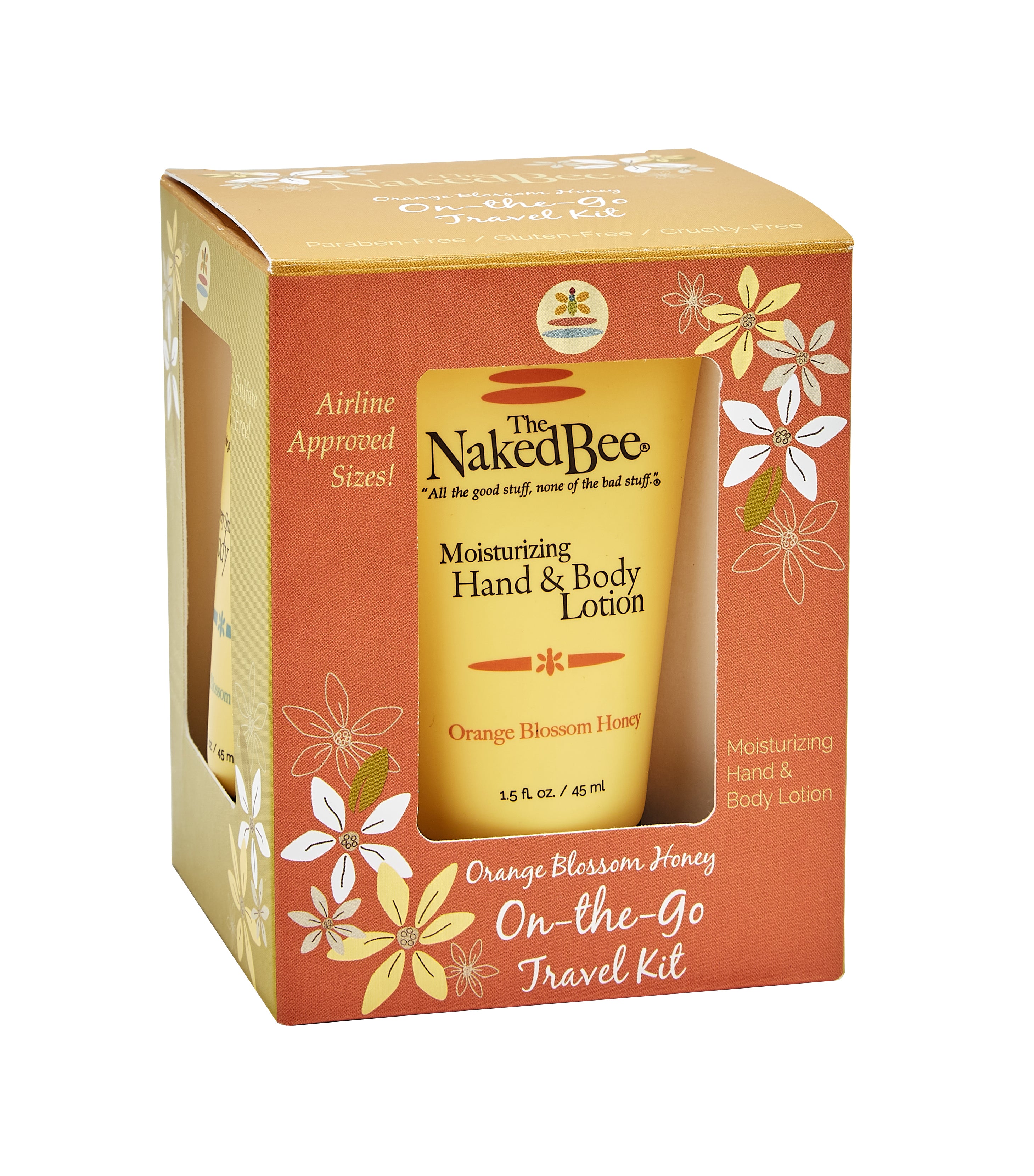 The Naked Bee - On-the-Go Travel Kit - Orange Blossom Honey