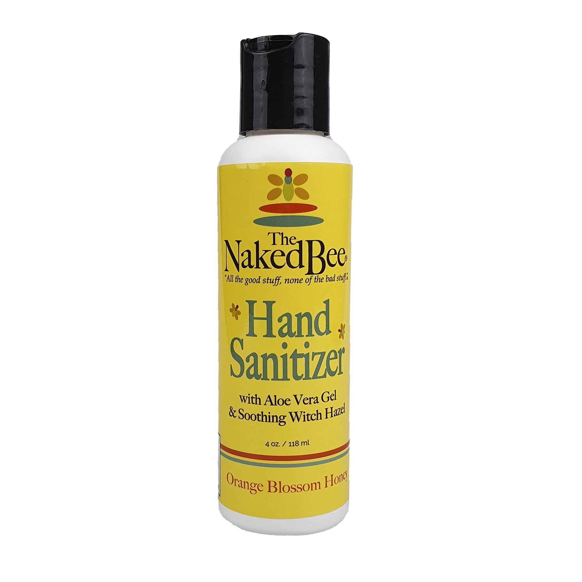 Naked Bee Hand Sanitiser 4oz - Orange Blossom Honey