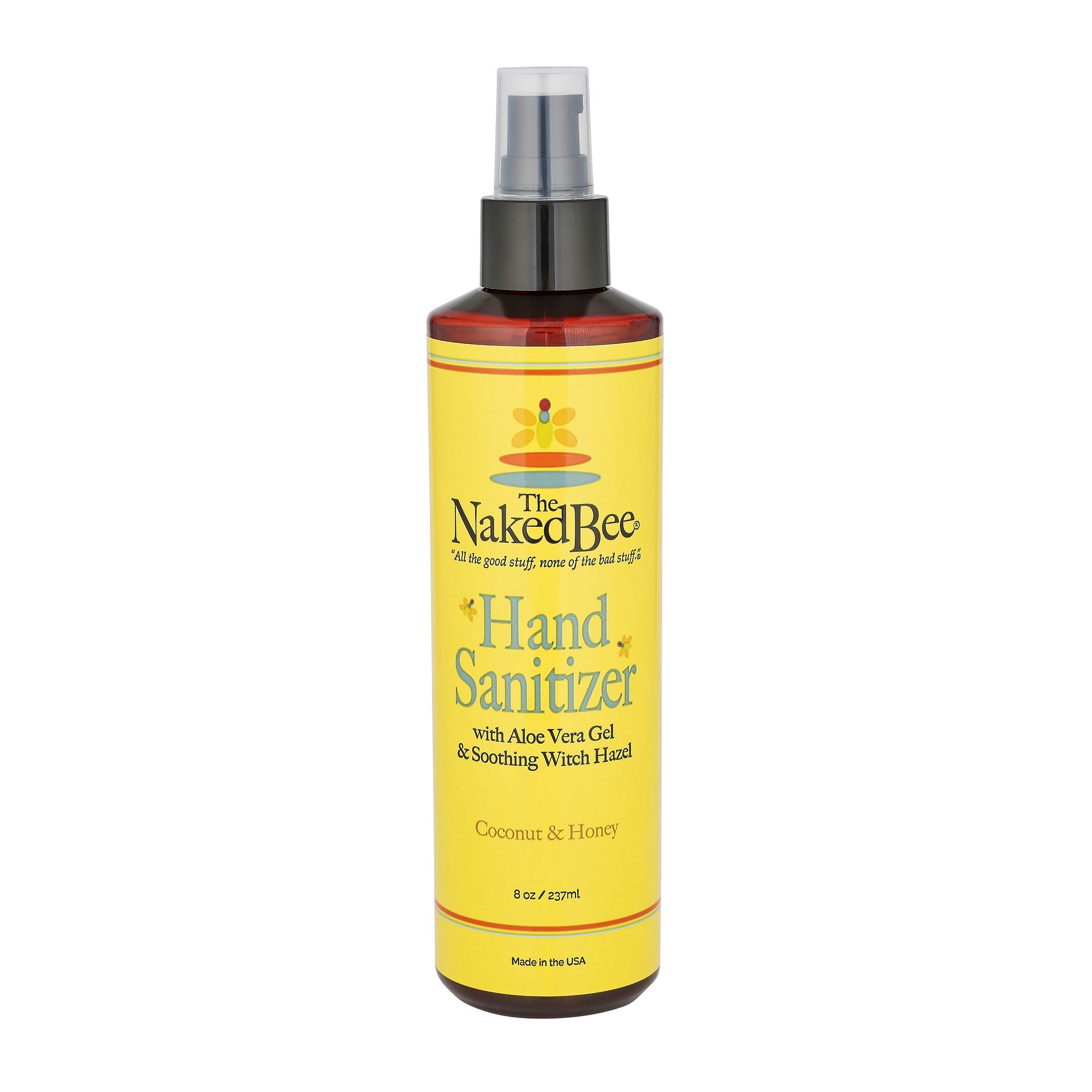 Naked Bee Hand Sanitiser 8oz - Coconut & Honey