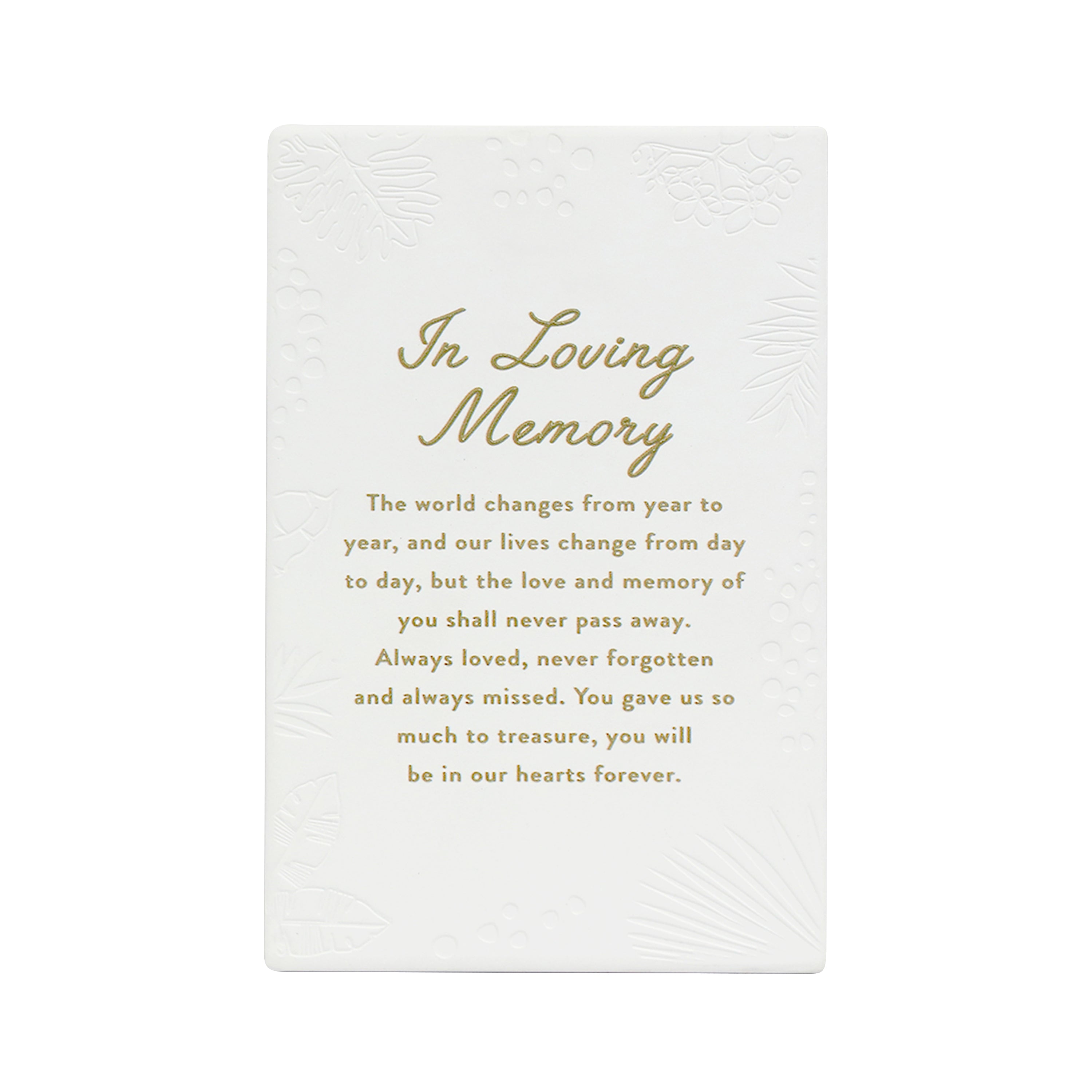 Inspired by their previous best-selling Life Quotes range, Precious Quotes include 12 different verses, with each Quote a meaningful gift idea for someone special. Conveying a custom themed message in a 3D embossed text upon delicate etched floral designs, each Precious Quote also comes with its own custom gift box that features exquisite gold foil detail and personalised “To” and “From” fields.