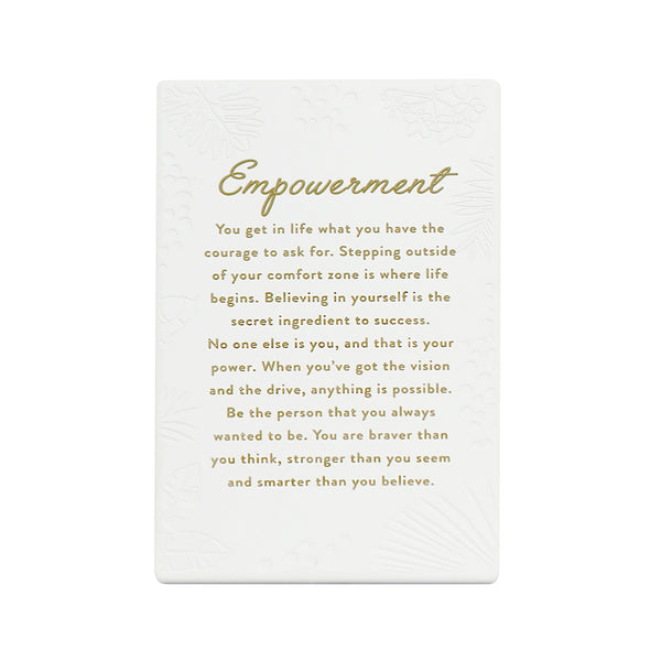 Inspired by their previous best-selling Life Quotes range, Precious Quotes include 12 different verses, with each Quote a meaningful gift idea for someone special. Conveying a custom themed message in a 3D embossed text upon delicate etched floral designs, each Precious Quote also comes with its own custom gift box that features exquisite gold foil detail and personalised “To” and “From” fields.
