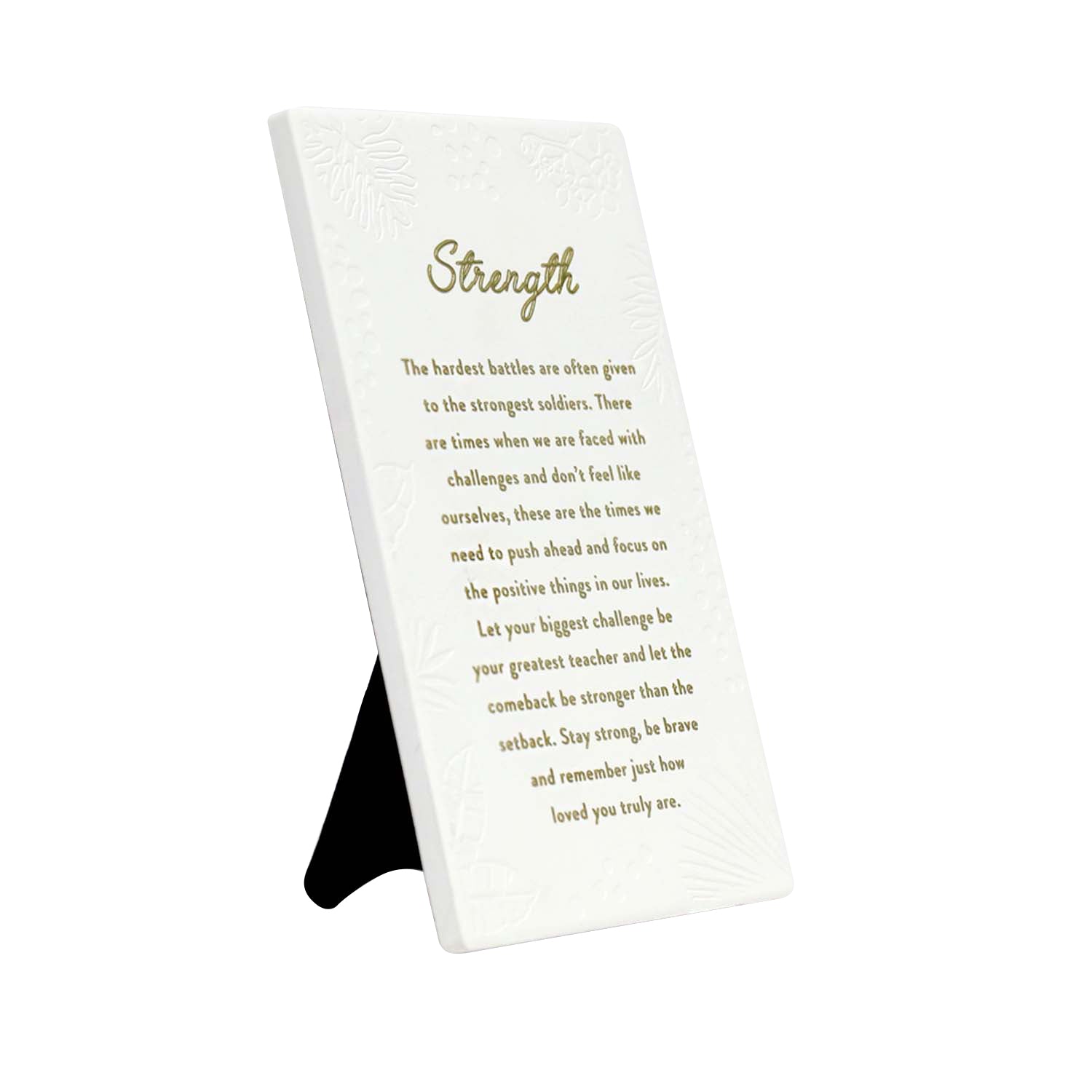 Inspired by their previous best-selling Life Quotes range, Precious Quotes include 12 different verses, with each Quote a meaningful gift idea for someone special. Conveying a custom themed message in a 3D embossed text upon delicate etched floral designs, each Precious Quote also comes with its own custom gift box that features exquisite gold foil detail and personalised “To” and “From” fields.