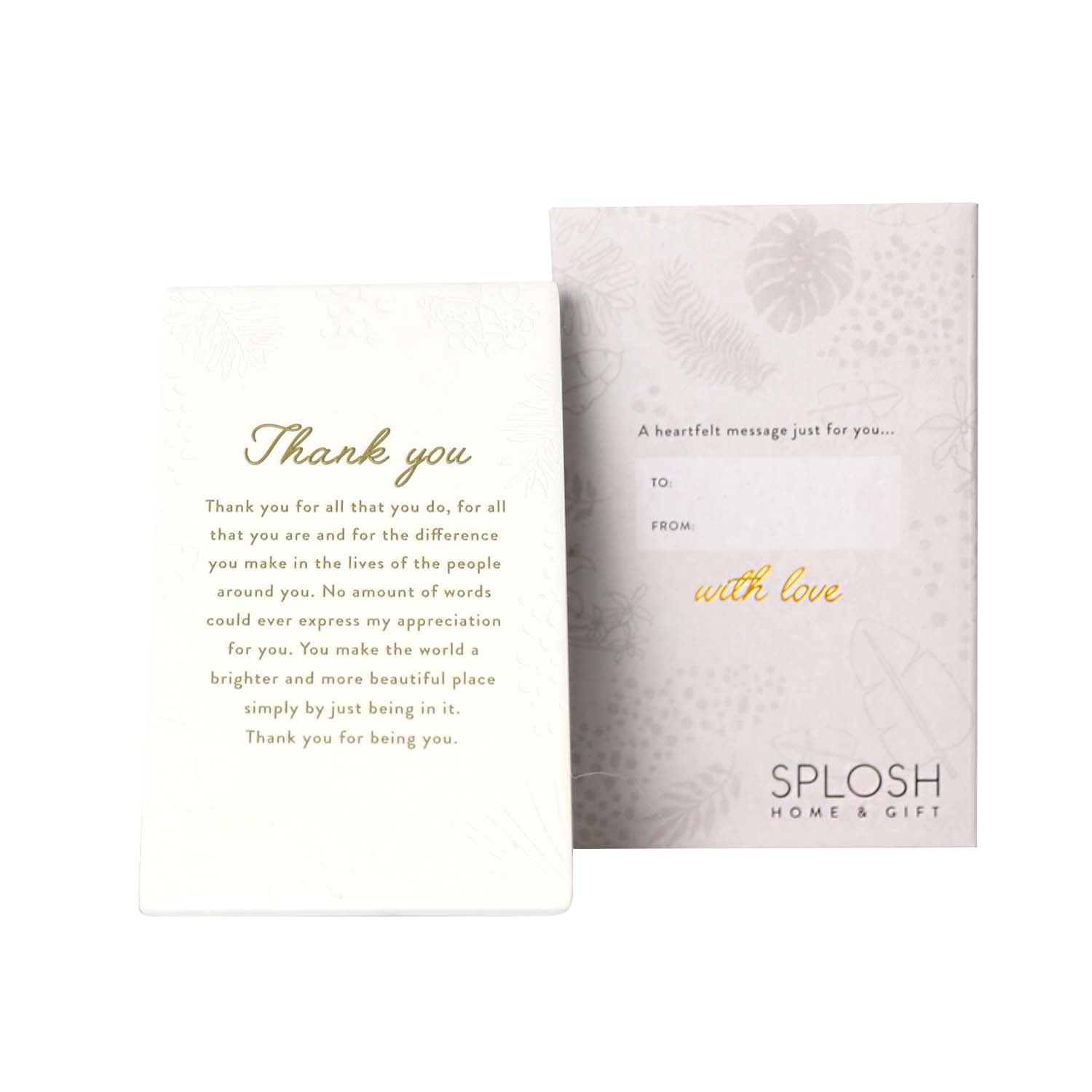 Inspired by their previous best-selling Life Quotes range, Precious Quotes include 12 different verses, with each Quote a meaningful gift idea for someone special. Conveying a custom themed message in a 3D embossed text upon delicate etched floral designs, each Precious Quote also comes with its own custom gift box that features exquisite gold foil detail and personalised “To” and “From” fields.
