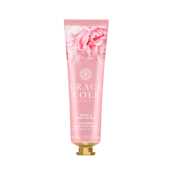 Grace Cole Hand & Nail Cream 30ml Peony & Pink Orchid