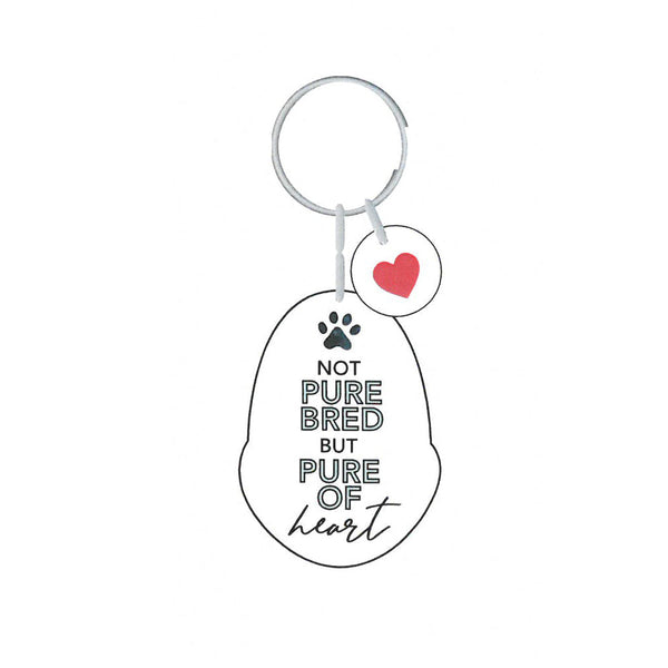 This cute Pure of Heart Keychain is the perfect way to celebrate your love for your pet! Whether for yourself of as a gift for the ultimate dog lover. This Keychain is one of 32 dog breeds featured in the Pets Keyring collection.
Dimentions Approx: 5.5 x 4 x 01
