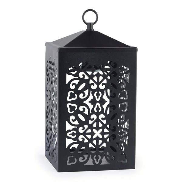 Scroll Candle Warmer Lamp Black