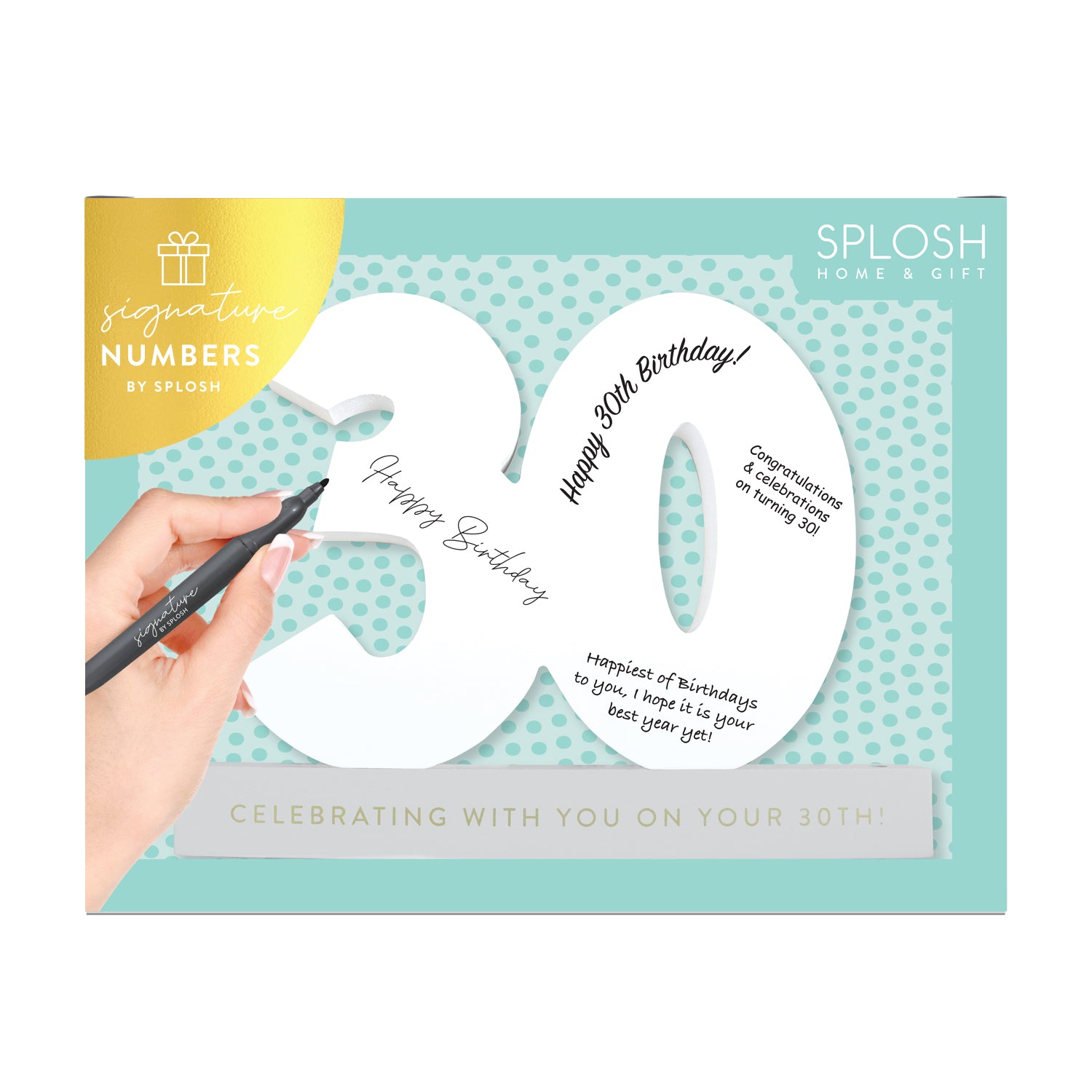 Splosh - 30 Signature Number