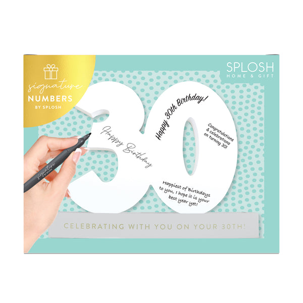 Splosh - 30 Signature Number