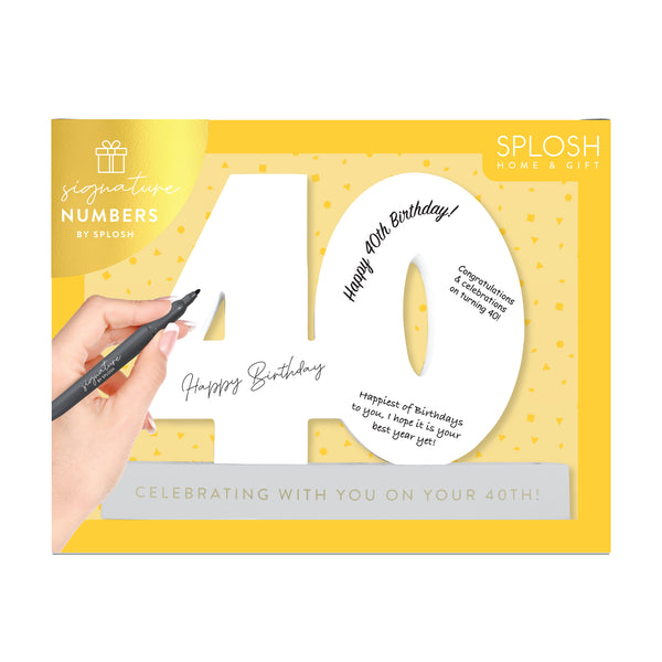 Splosh - 40 Signature Number