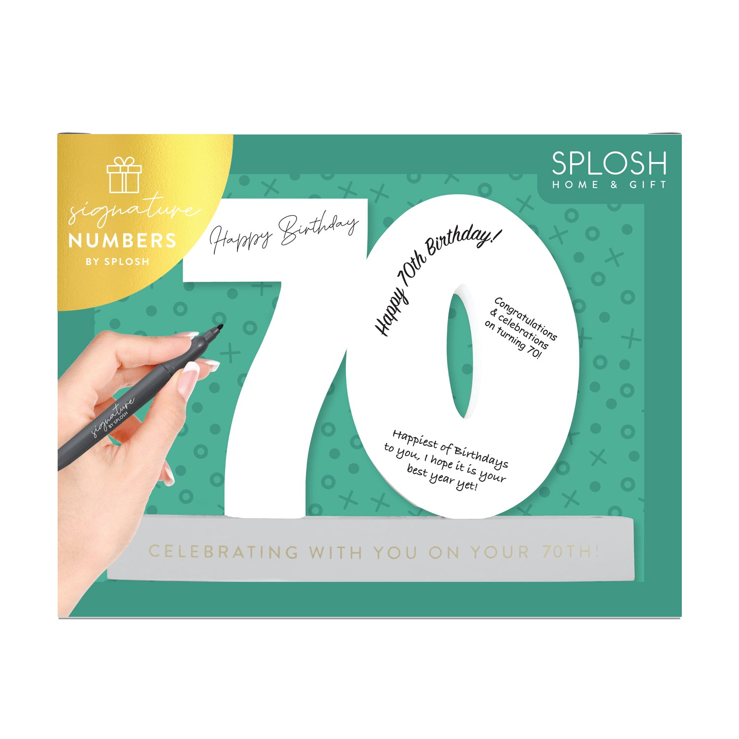 Splosh - 70 Signature Number