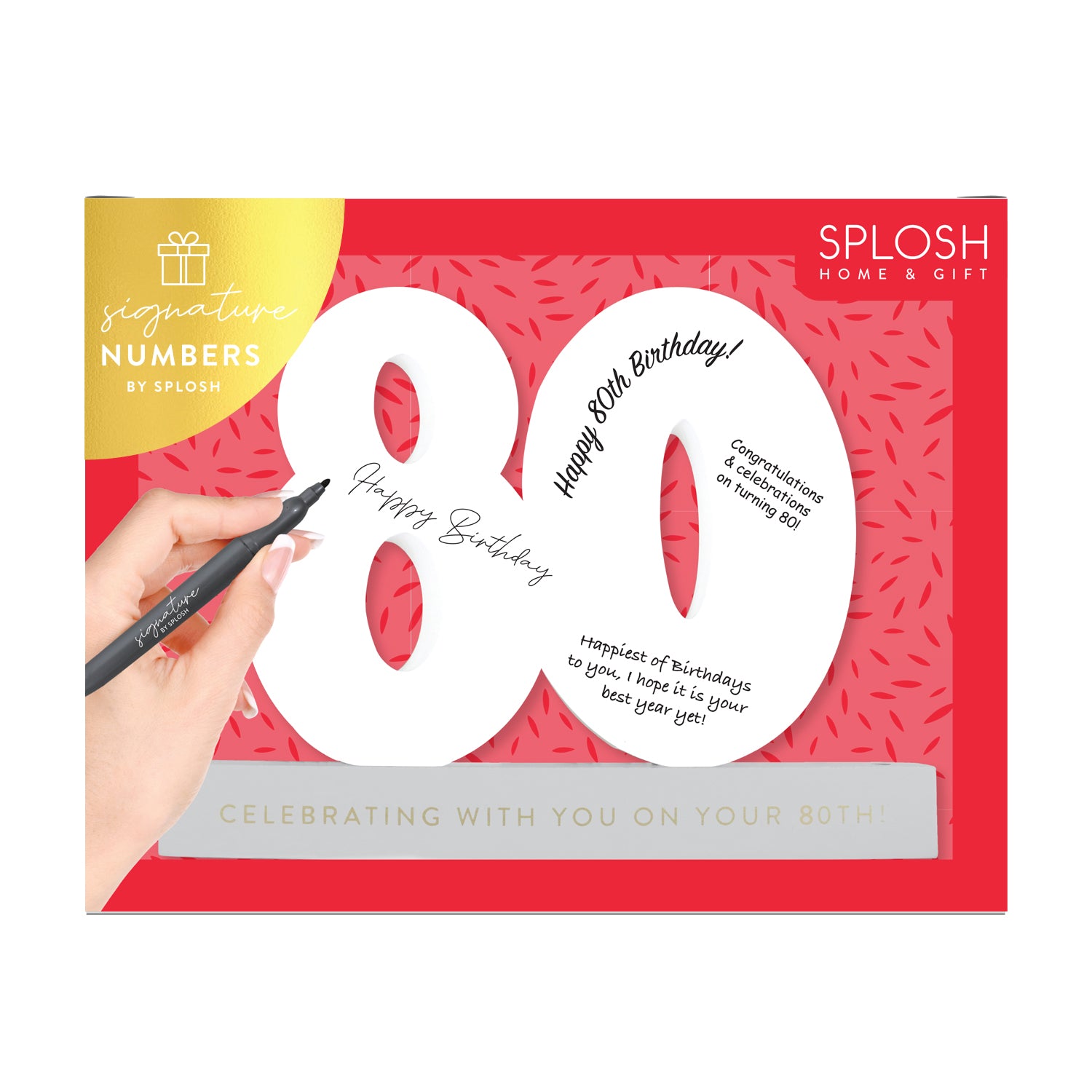 Splosh - 80 Signature Number