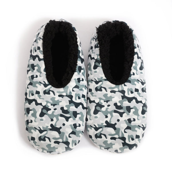 Splosh Slippers - Men's Velvet Light Grey Camo