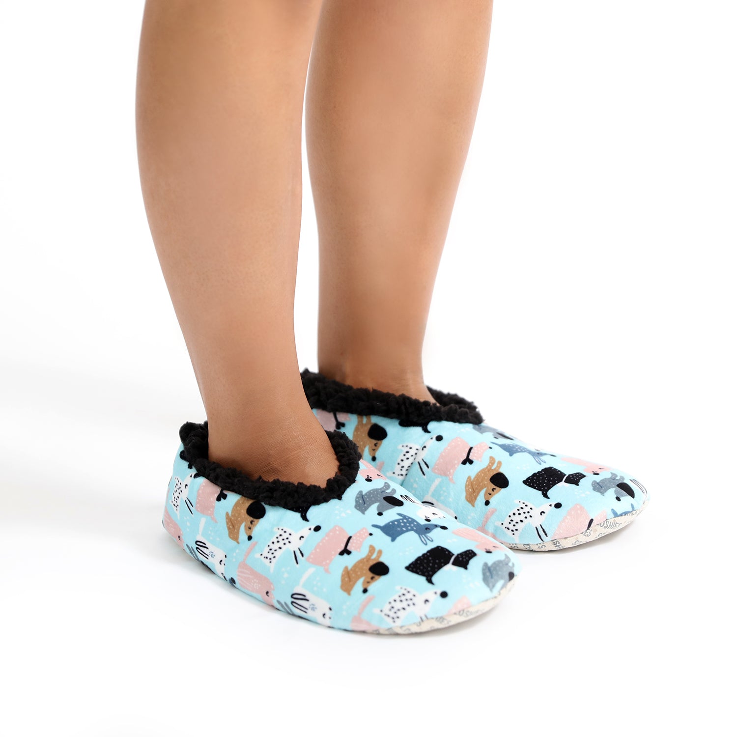 Splosh Slippers - Women's Velvet Dog