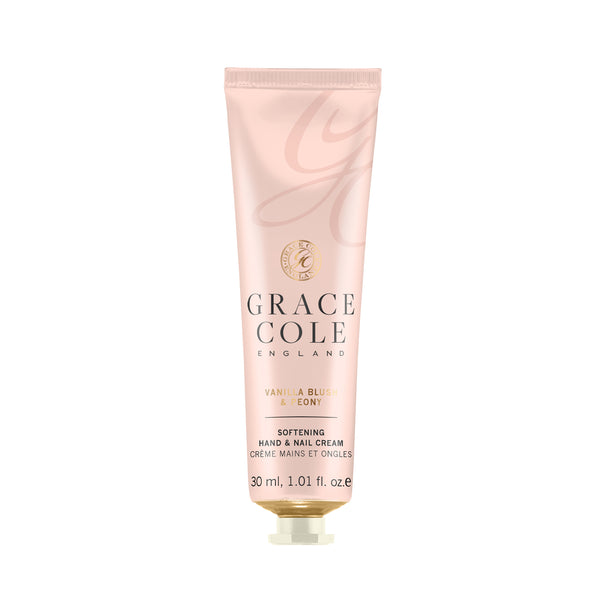 Grace Cole Hand & Nail Cream 30ml Vanilla Blush & Peony