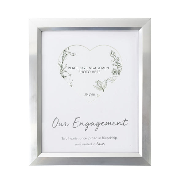 Splosh Wedding - Frame Engagement Heart 5 x 8
