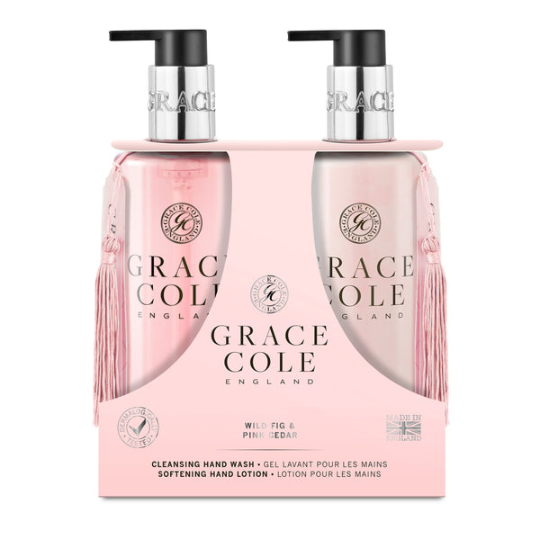 Grace Cole Hand Care Duo 300ml Wild Fig & Pink Cedar