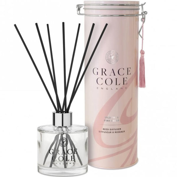 Grace Cole - Wild Fig & Pink Cedar 200ml Reed Diffuser