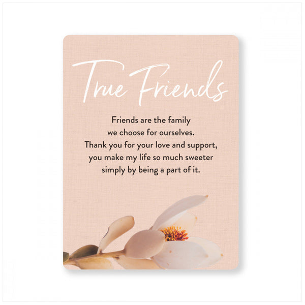 Splosh Flourish Ceramic Magnet - True Friends