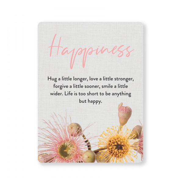 Splosh Flourish Ceramic Magnet - Happiness