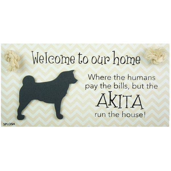 Splosh Precious Pets Hanging Sign - Akita