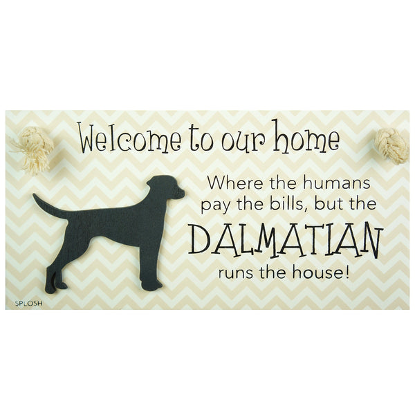 Splosh Precious Pets Hanging Sign - Dalmatian