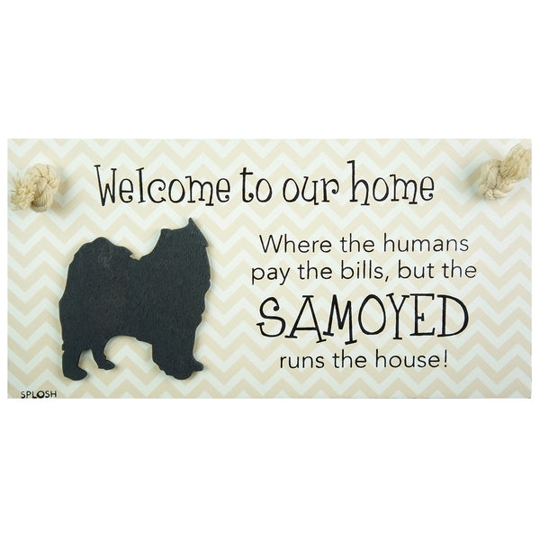 Splosh Precious Pets Hanging Sign - Samoyed