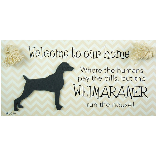 Splosh Precious Pets Hanging Sign - Weimaraner