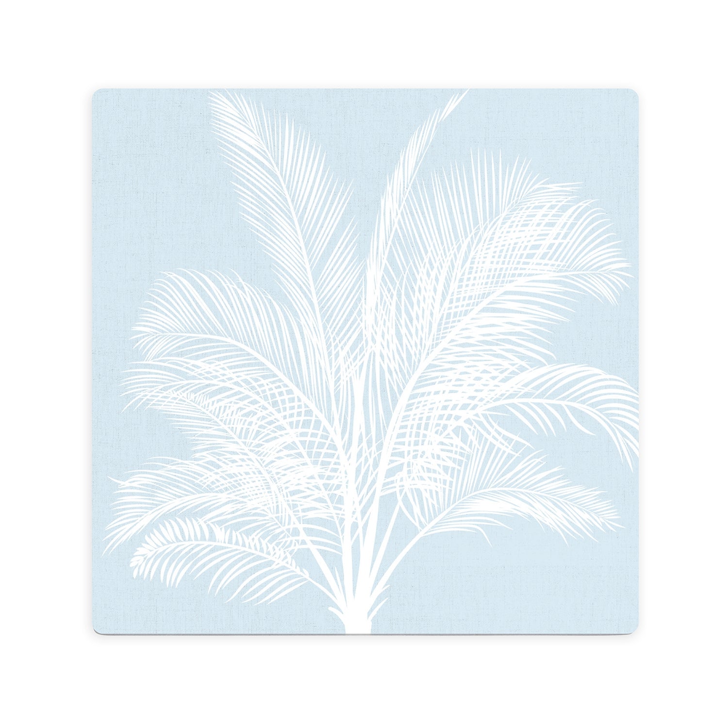 Splosh - Tranquil - Coaster - Blue Palm Print