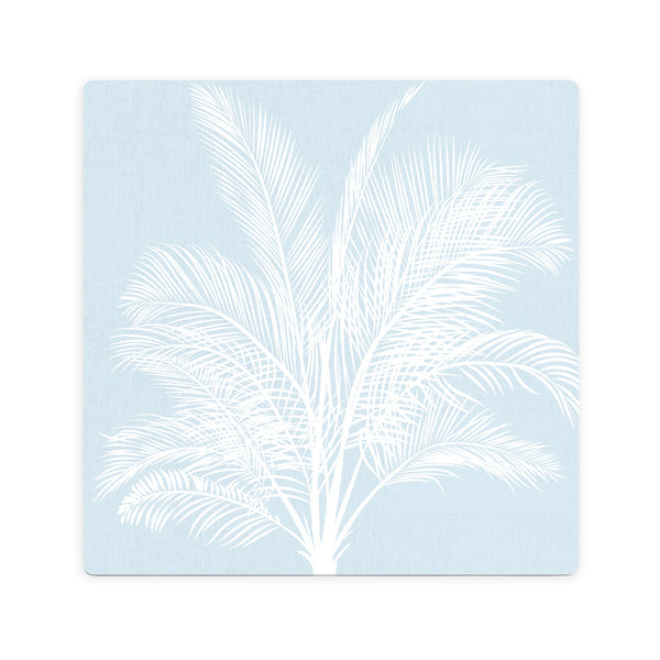 Splosh - Tranquil - Coaster - Blue Palm Print